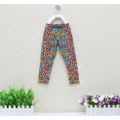 Cotton Pants for about 3 to 7 years old Baby Little Q new arrival Girls Clothes party birthday gifts printed pattern kidswear