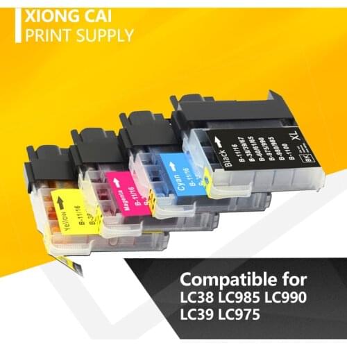LC38 LC985 LC990 LC39 LC975 Compatible Ink Cartridges for Brother DCP-J125 DCP-J315W DCP-J515W MFC-J415W MFC-J410 Printer