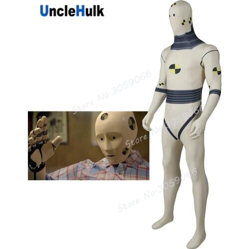 Car Safety Test Dummie Spandex Cosplay Bodysuit Safety Sense Crash Test Dummies | UncleHulk