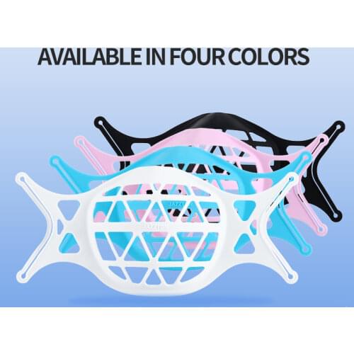 New Reusable 3D Mask Bracket Face Mask Inner Support Frame Comfortable Breathing Plastic Mask Holder Bracket Breathable Valve