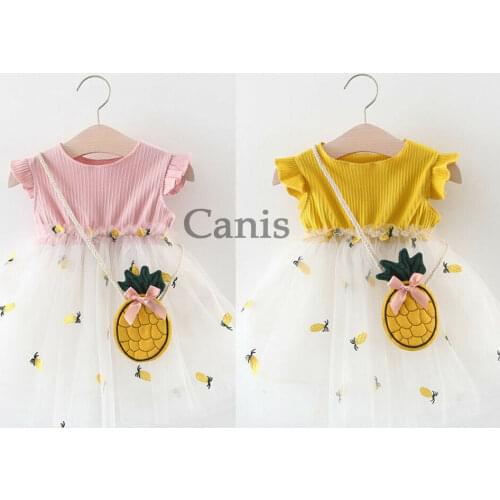 Newest Fashion Toddler Baby Girl Clothes Sleeveless Ruffle Princess Party Pageant Tutu Tulle Dress