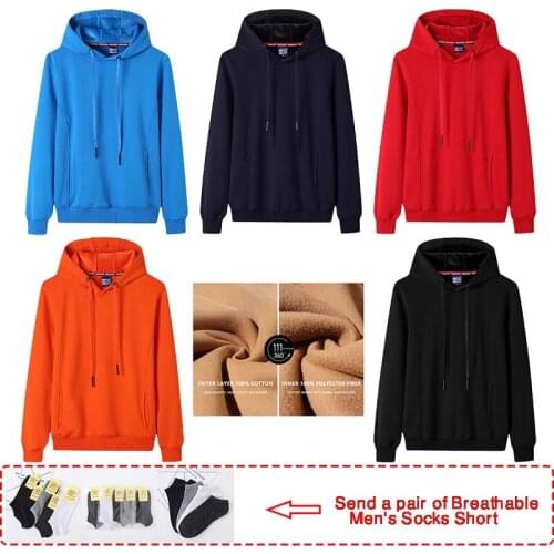 2019 New Silver fox Velvet Sweatshirt Mens Solid Harajuku Sweatshirts Hoodies Men Women streetwear autumn hoodie 4XL Plus Size