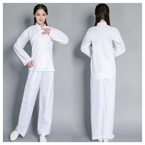 Chinese Ancient Pajamas Hanfu Suit Ladies Classical Traditional Chinese Dance Costumes Tang Dynasties Pajamas Set Tops + Pants