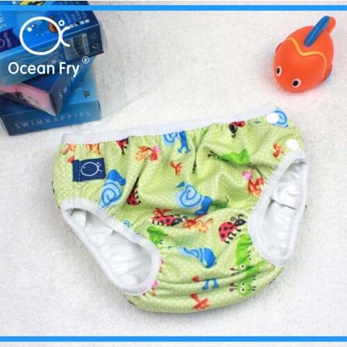 Baby Leak Proof Diaper Swim Pants Newborn Baby Swimwear Toddler Infant Waterproof Nappy Boy Girl Swimming Diapers Wholesale