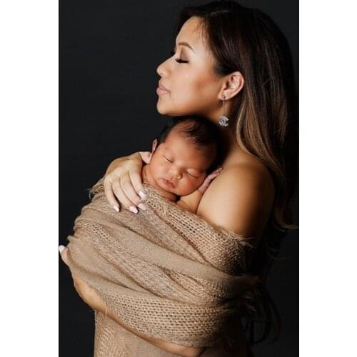 Baby and mothers wrap newborn photography props photo posing accessories Infant Sling Wrap Soft Natural Wrap and blankets 2m*2m
