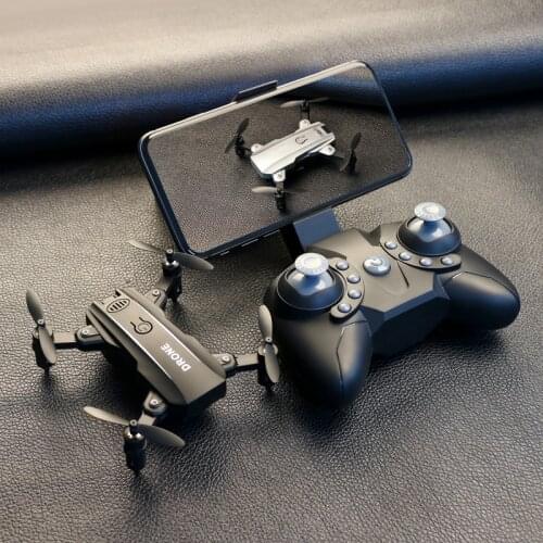 MiNi Drone Folding Quadcopter WiFi Real-Time Image Transmission 360° Roll One-click Return Headless Mode 2.4G RC Helicopter Toys