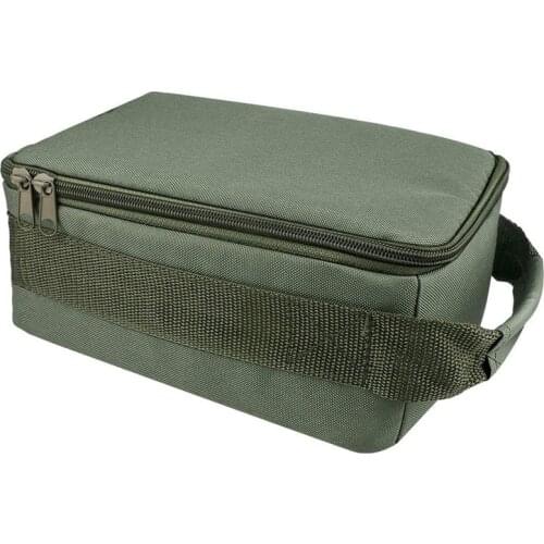 Fishing Reel Bag Oxford Fishing Tackle Bag Portable Waterproof Fishing Reel Organizer for Spinning Baitcasting Fly Reels