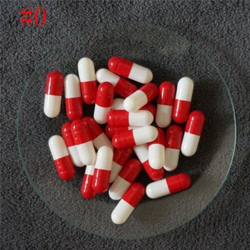 0# 3000pcs 0 Size Refillable High Quality Hard Gelatin Empty Capsules, Hollow Gelatin Capsules ,Joined or Separated Capsules