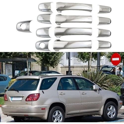 1998-2003 For Lexus XU110 Is200 Rx300 Is300 Previa Car The door handle Covers ABS Chrome Accessories Stickers Car Styling 13pcs