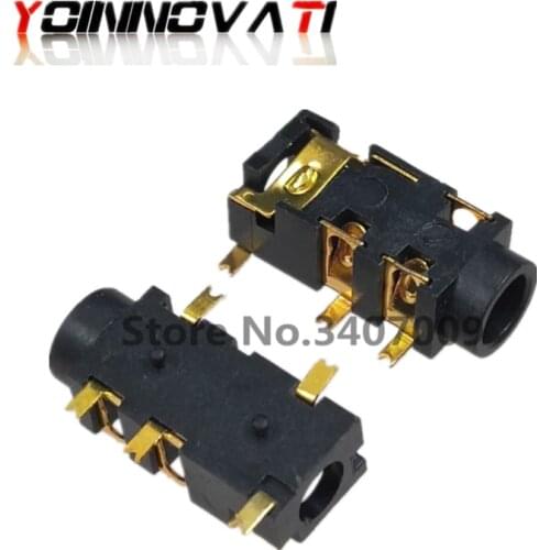 20PCS/Lot 3.5mm Headphone Jack PJ-327A PJ327A PJ-327 Audio Jack 5 Pin SMD SMT MP3 Accessories PJ-327A High Quality