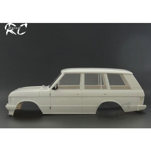 313mm Wheelbase Range Rover Hard Body Shell Interior Cab Center Console Seat Kit for 1/10 RC Crawler Traxxas TRX4 Axial SCX10 II