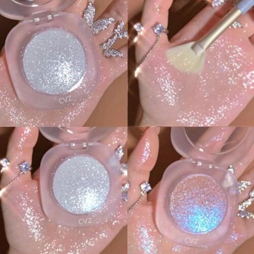 Diamond Glitter Mashed Potatoes High-gloss Trimming Plate Highlighter Makeup Face Body Brighten Glitter Natural Contour Makeup