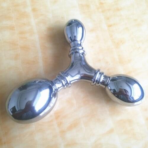 3 head butt plug anal toys Smooth metal butt plug dildos adult sex toy prostate massager anal toys for woman/man G-point shop