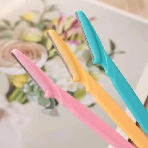 10/20/50/100pcs Eye Brow Razor Safe Facial Blades Shaping Knife Eyebrow Design Permanent Beauty Makeup Brow Tattoo Accessory