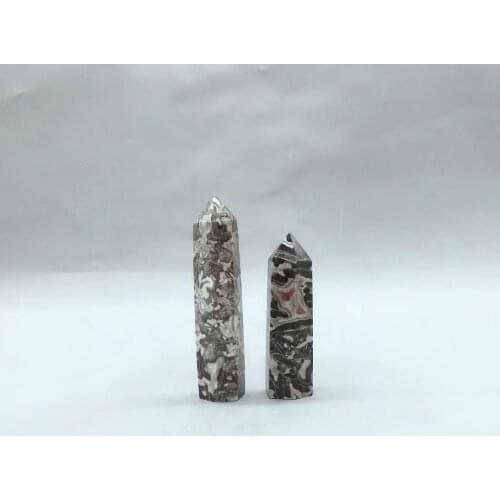 AAA+100%Natural Crystal Sponge fossil Tower Healing Pillar Mineral Quartz Modern Home Decoration Gift Stone