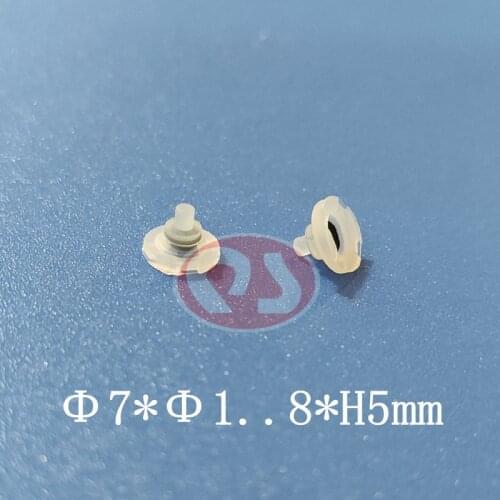 DGQSDZ hot selling Φ7* Φ1.8*H5mm silicone rubber keypad silicone push button keypad 1000pcs=1 bag price USD40