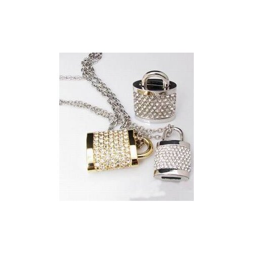 Jewelry Pen Drive 1TB Lock Crystal 128gb 16gb 32gb Usb Flash Drive 2TB Memory Stick Card Pendrive 512 GB Gift Gadget 64GB 2.0