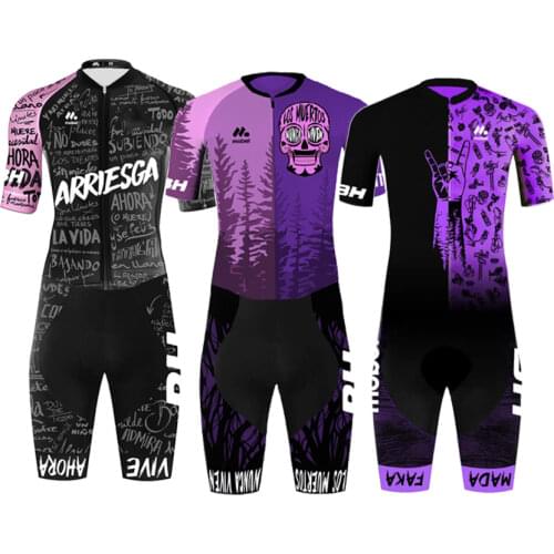 BH Team Cycling Jersey set One-piece Lycra Jumpsuit Mtb Bike Jersey Set Maillot Ciclismo Hombre Summer