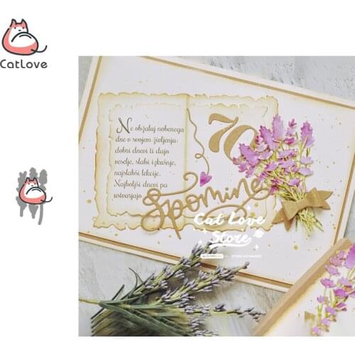 Flower Metal Cutting Dies Scrapbooking Stencil DIY Decorative Craft Embossing Die Cuts Card Making New Dies For 2019