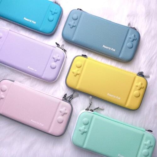 Cute Colorful Switch NS Storage Bag For Nintend Switch NS Game Console Accessories Kawaii Travel Carrying Protective Case Bag