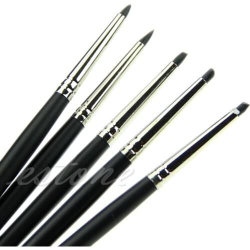 5pcs Silicone Rubber Shapers Polymer Clay Sculpting Fimo Modelling Tools Set #1