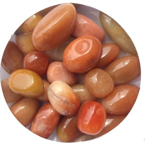 100g Natural Red Dongling Quartz Crystal Rock Healing Chakra Gravel Stone Minerals Specimen Health Decoration Collection