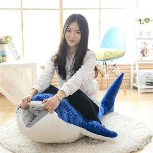 Whale Plush Toy Pillow Sea Beautiful Bottom World Plush Stuffed Childrens Toy Cute Shark Doll The Best Birthday Gift for Kids