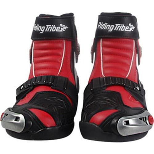 Professional motorcycle Pro-biker A009 leather windproof breathable slip road racing motorcycle riding boots shoes BPA09