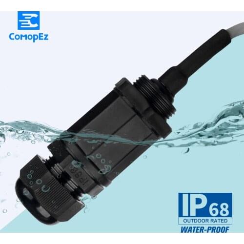 IP68 Ethernet LAN Wire RJ45 Waterproof Terminal Connector Quickly Connected shield Cable 6 Type Sealed Retardant Junction Boxes