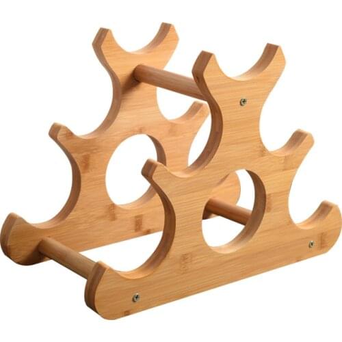 Cabinet Wood Wine Rack Stand Table Shelf Kitchen Bar Wine Bottle Holder Storage Vintage Porta Bottiglie Vino Home Decor DL60JJ