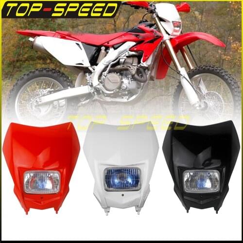 Universal Motocross Enduro MX Headlight Front Light Mask for Honda CRF450 CRF250 CRF230 CRF125 CRF150 CRF110 WR TTR KXF EXC SX