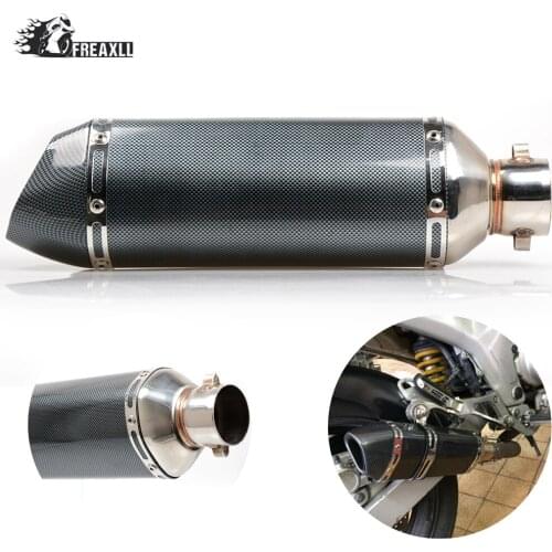 36-51MM Universal motorcycle racing Exhaust Modified Moto Escape Muffle pipe Most motorcycle ATV Scooter For YAMAHA FZ8 Honda
