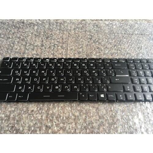 Tops keyboard for MSI GL72M 7RDX-1487RU WS60 GT72 GE72 16J9 German/Turkish/Korean/Arabic/US layout