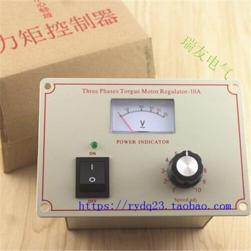 Torque Motor Controller Torque Motor Governor YTC-10A Motor Control Panel Three-phase Torque Meter