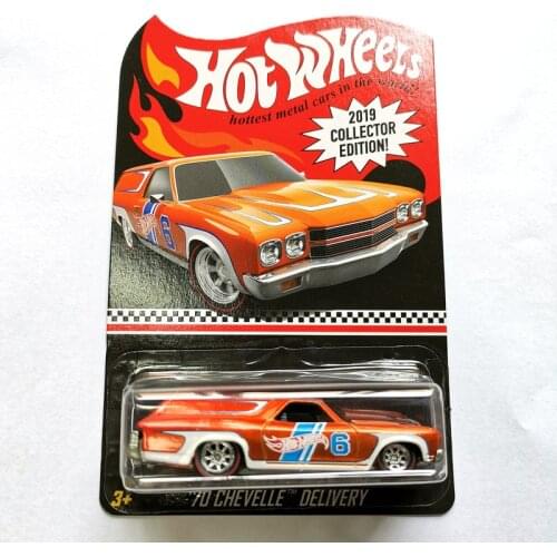 2019 Hot Wheels 1/64 Car 70 Chevelle Delivery Collector Edition Metal Diecast Model Cars Kids Toys Gift