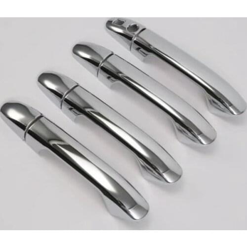 ABS Chrome Door Handle Protector Cover Trims For Mercedes Benz Vito Metris Valente V-Class 2014-2018 W447 Car Accessories