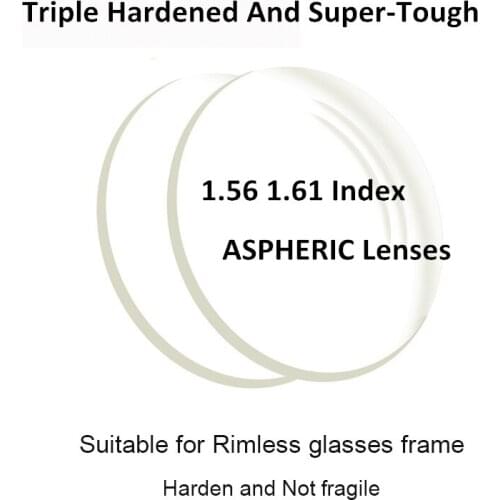 1.56 and 1.61 MR-8 High Quality Hard Thinner Mingyue Super-Tough Optical Lenses Aspherical (Punch for Punch / Trough / Trim)