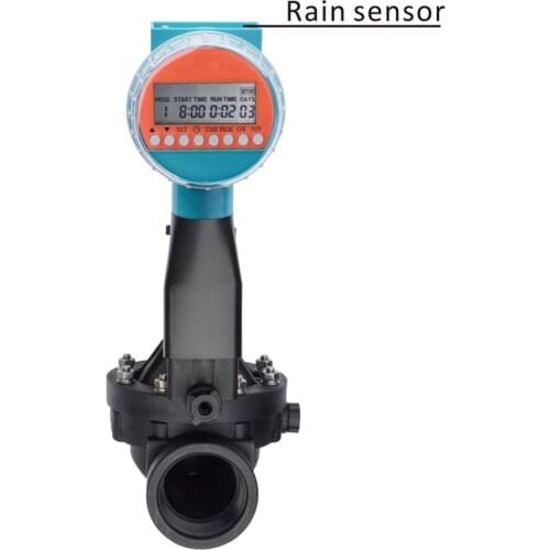 3V Bry battery with rain sensor Automatic drip irrigation system solenoid valve timer for Garden Automatic Irrigation System
