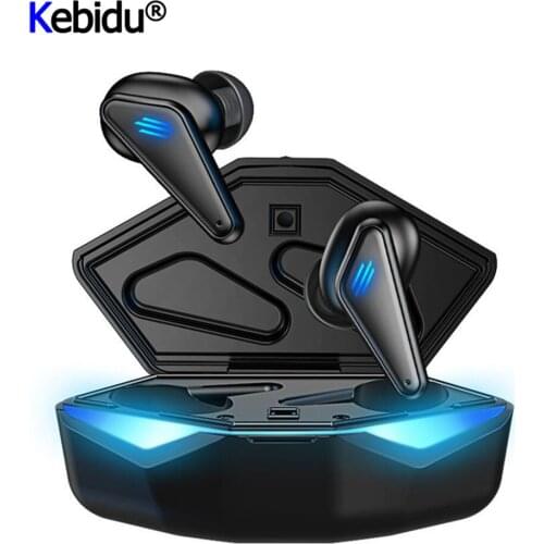 TWS Bluetooth Gaming Earbuds Low Latency Mini Stereo True Wireless Earphones In ear Sports Waterproof with 3 Mic for phone