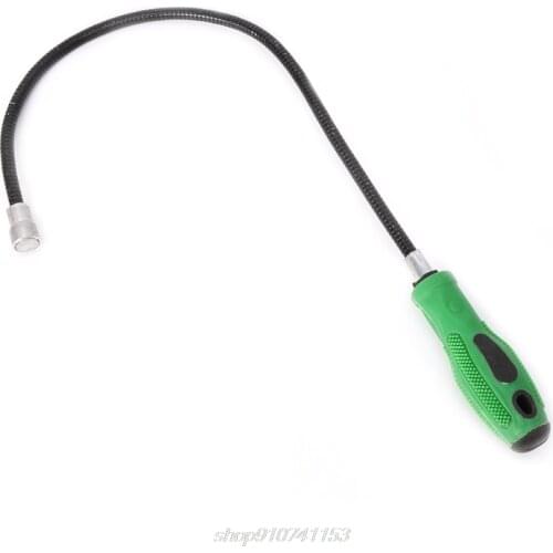 Flexible Magnetic Pick Up Tool To Pick Up Green Plastic Non-slip Handle Grabber N24 20 Dropshipping