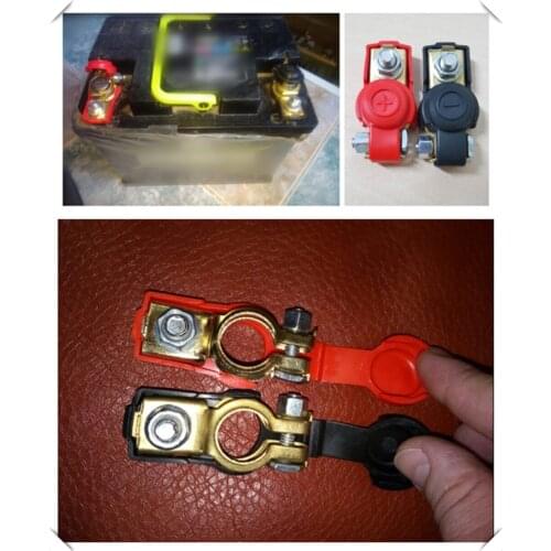 Car battery terminal connector battery quick release copper clip cap for Nissan TEANA QASHQAI BLUEBIRD SUNNY TIIDA PALADIN