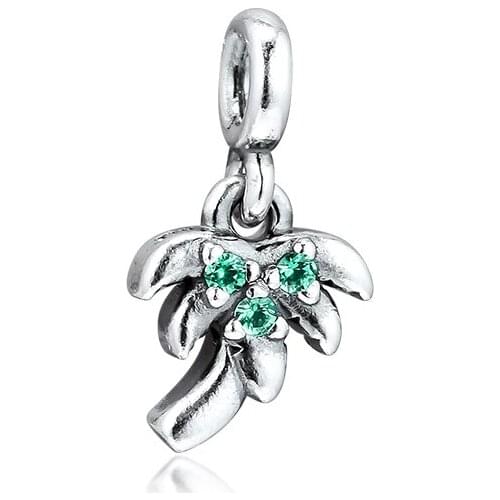 My Palm Tree Charms 925 Original Fit Pandora Me Bracelets Sterling Silver Charm Beads for Jewelry Making Bead Berloque