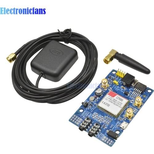 SIM808 Module GSM GPRS GPS Development Board SMA With GPS Antenna For Arduino