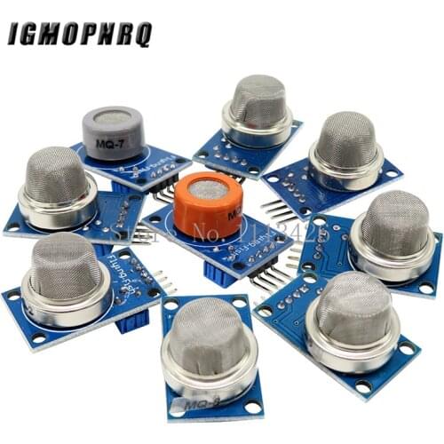 MQ-2 MQ-3 MQ-4 MQ-5 MQ-6 MQ-7 MQ-8 MQ-9 MQ-135 Detection Smoke methane liquefied Gas Sensor Module for Arduino Starter DIY Kit