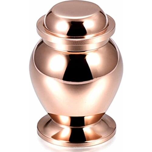 Newest Style 316L Surgical Grade 316L Stainless Steel Colorful Keepsakes Holds Ashes Hair Sand Cremation Urn Holder