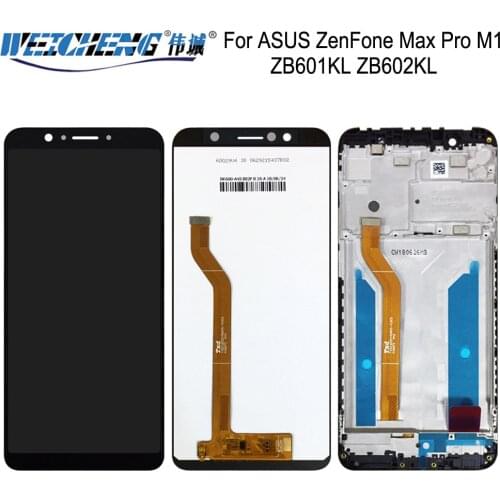 Frame+For 5.99" ASUS ZenFone Max Pro M1 ZB601KL ZB602KL LCD screen display+touch panel digitizer display with frame