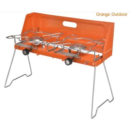 Protable gas stove, outdoor gas stove, gas BBQ grill.double burners grill