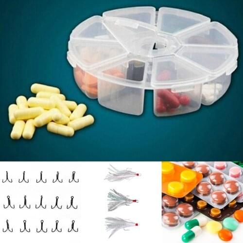 24/15/8 Compartments Removable Plastic Jewelry Bead Outdoor Fishing Tackle Storage Box