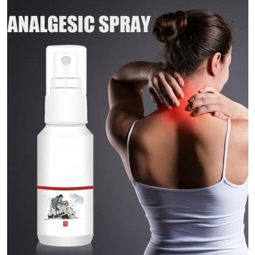 Instant Pain Relief Herbal Mist Soothes Back Muscle Pain Body Care Spray for Knees Joints Lower Back External Use 60ML Spray