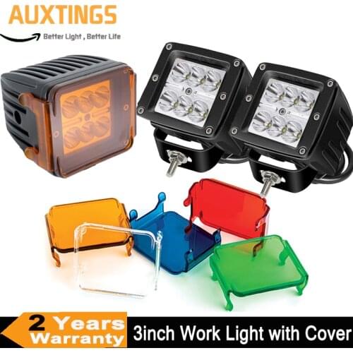 3inch 18W Led Work Light led Bar offroad 4x4 atv Spot Flood Beam Fog Light Cover for Motorcycle Tractor Boat Off Road Truck SUV
